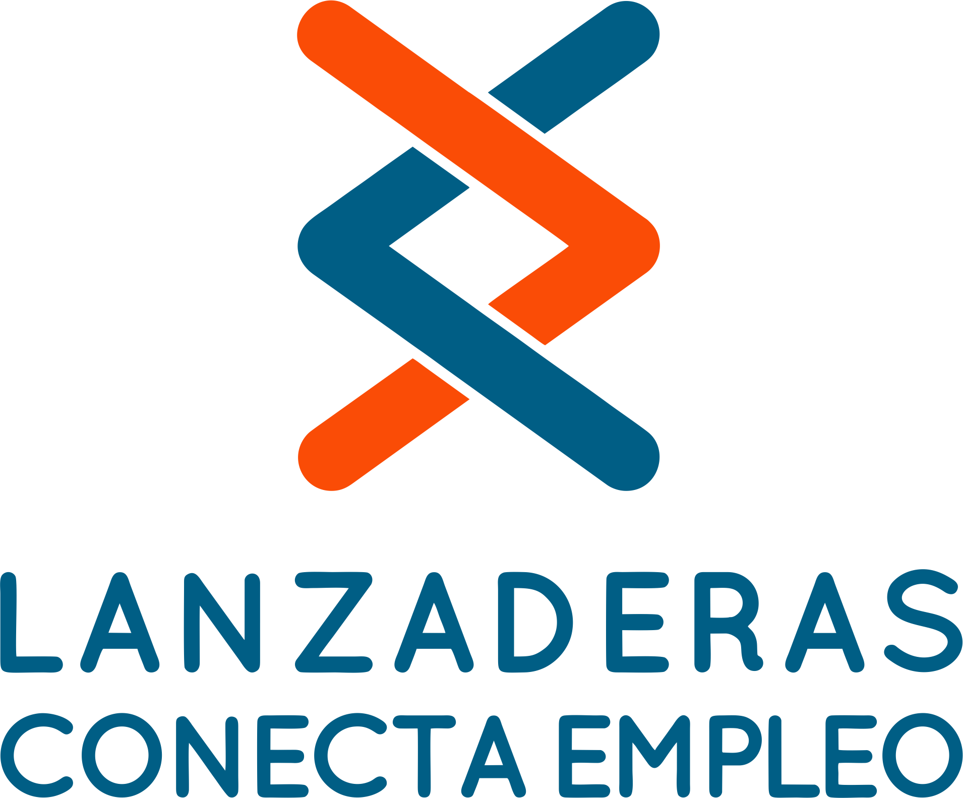 Logotipo lanzadeiras conecta emprego
