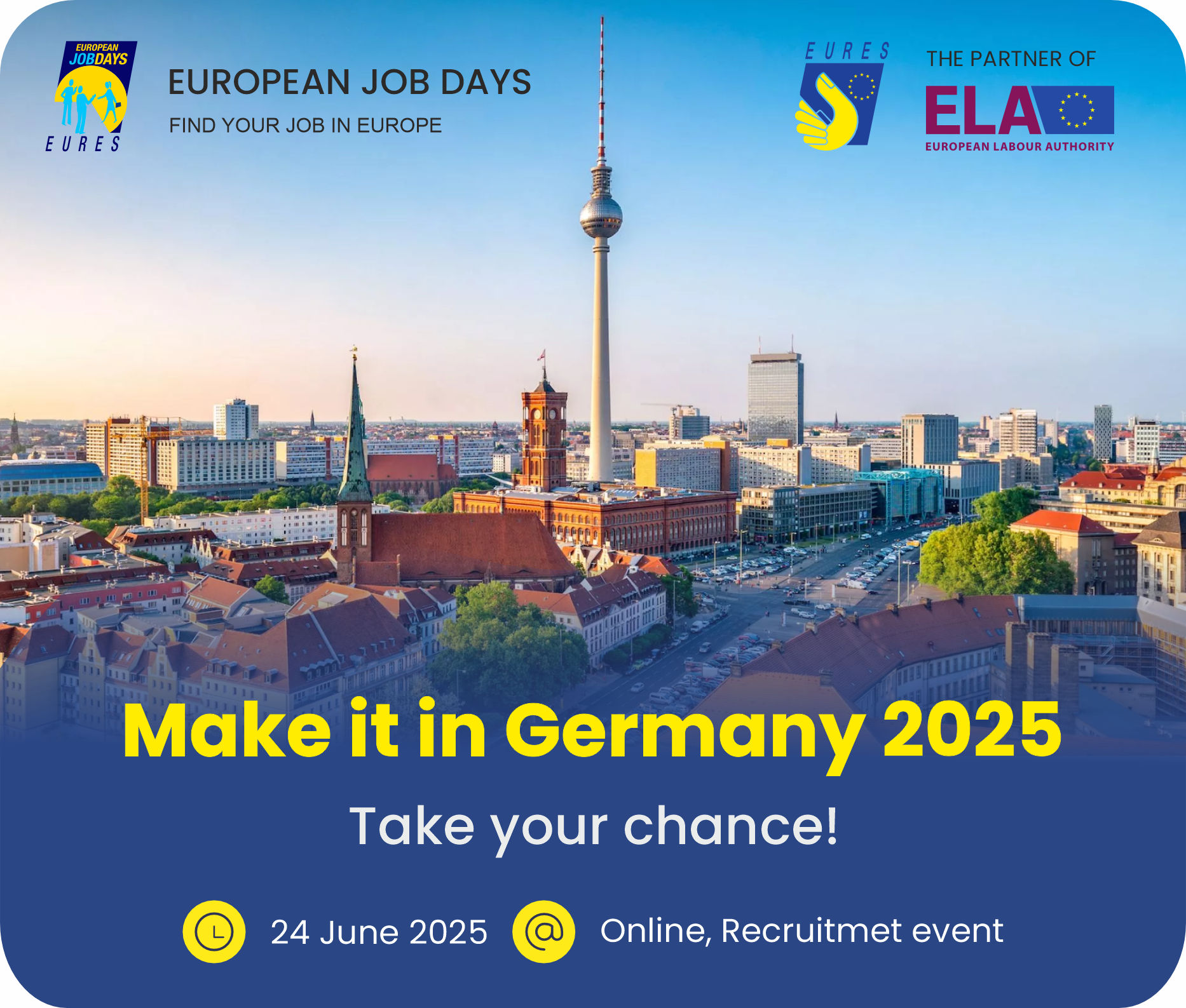 Jobs in ICT and Business EURES 2025