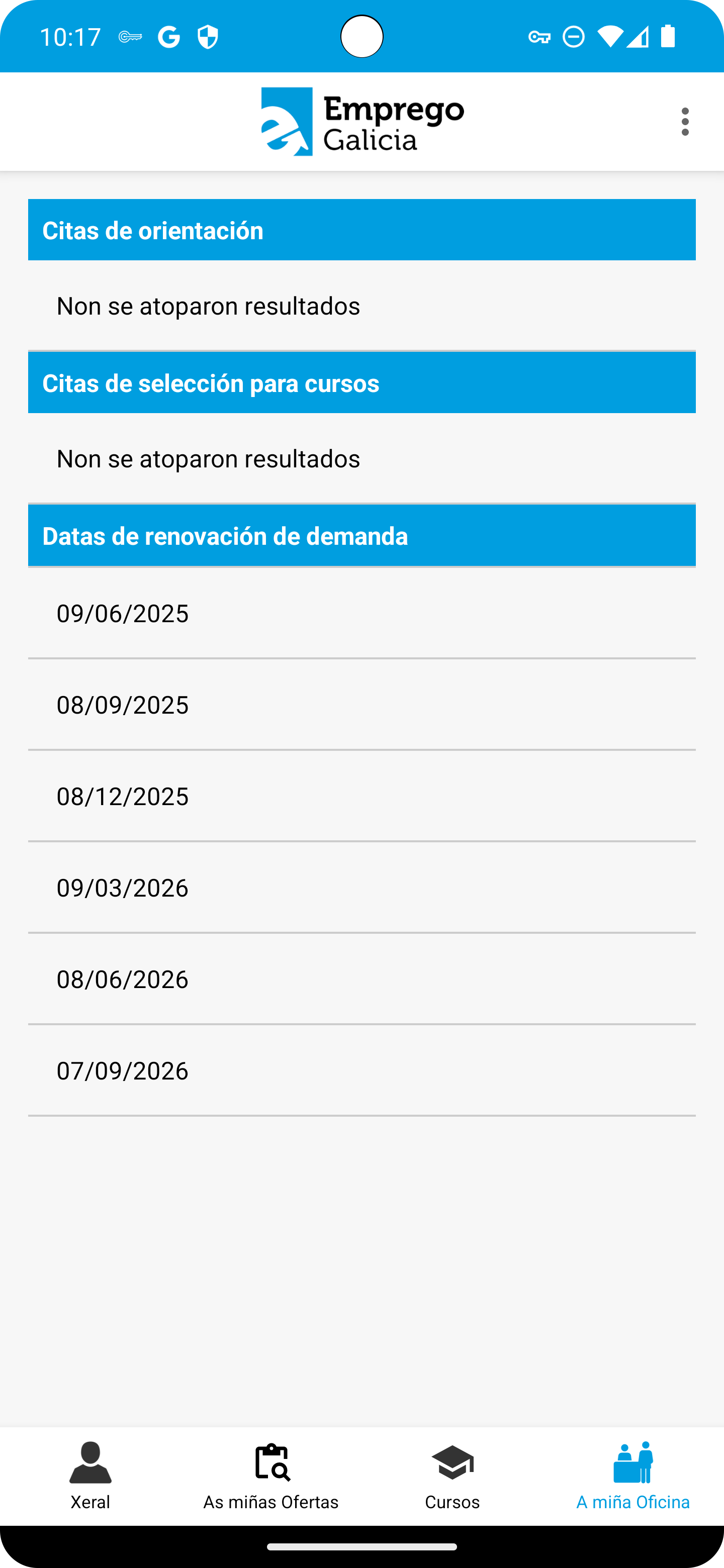 pantalla de axenda de mobem en android